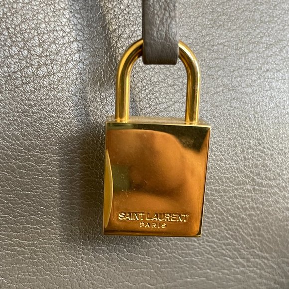 YSL Saint Laurent Sac de Jour in Grey (Like New) - Picture 2 of 12